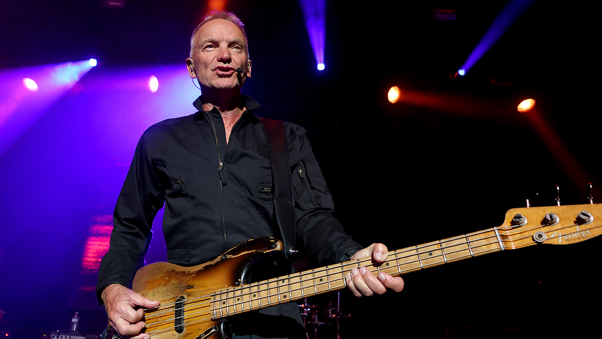 Sting performs onstage during the Cherrytree Music Company's 20th Anniversary Concert, net proceeds benefit St. Jude Children's Research Hospital, at The Belasco on May 29, 2025 in Los Angeles, California